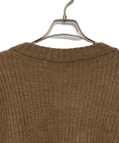JOHN LAWRENCE SULLIVAN（ジョン ローレンス サリバン）JOHN LAWRENCE SULLIVAN (ジョン ローレンス サリバン) FRONT SIDE BUTTONED CN SWEATER ベージュ サイズ:Sの古着・服飾アイテム