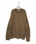 JOHN LAWRENCE SULLIVAN（ジョン ローレンス サリバン）の古着「FRONT SIDE BUTTONED CN SWEATER」｜ベージュ