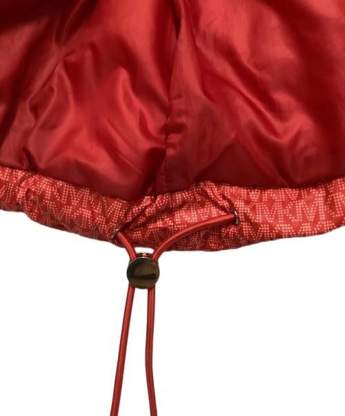 MICHAEL KORS（マイケル・コース）MICHAEL KORS (マイケル・コース) モノグラムダウンジャケット レッド サイズ:XSの古着・服飾アイテム