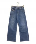 DIESELディーゼル）の古着「ワイドフレアデニムパンツ」｜インディゴ