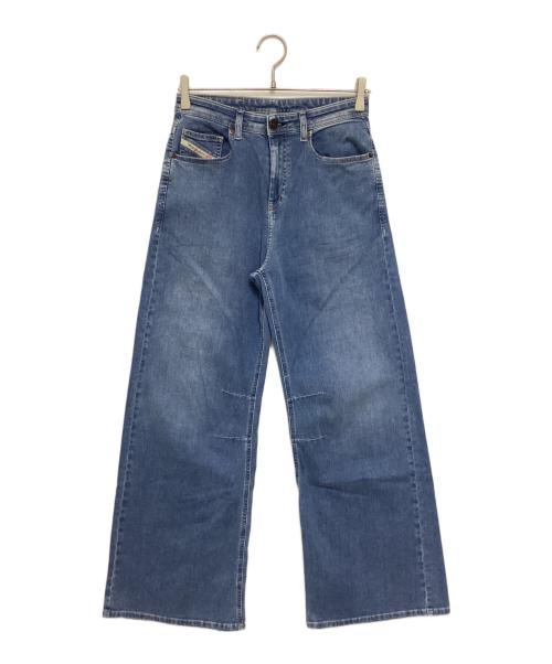 DIESEL（ディーゼル）DIESEL (ディーゼル) ワイドフレアデニムパンツ インディゴ サイズ:W23 L30の古着・服飾アイテム