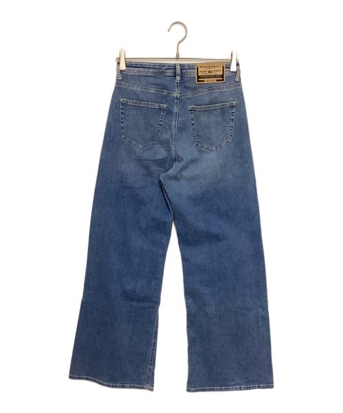 DIESEL（ディーゼル）DIESEL (ディーゼル) ワイドフレアデニムパンツ インディゴ サイズ:W23 L30の古着・服飾アイテム