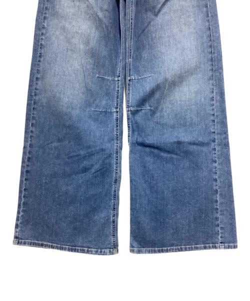 DIESEL（ディーゼル）DIESEL (ディーゼル) ワイドフレアデニムパンツ インディゴ サイズ:W23 L30の古着・服飾アイテム