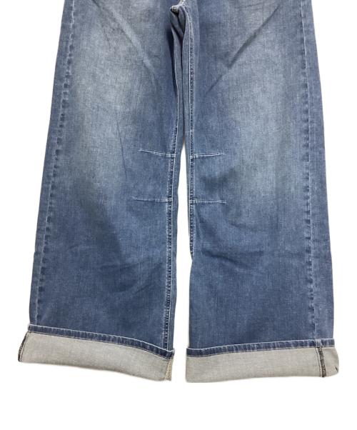 DIESEL（ディーゼル）DIESEL (ディーゼル) ワイドフレアデニムパンツ インディゴ サイズ:W23 L30の古着・服飾アイテム