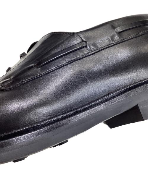 HARROGATE（ハロゲイト）HARROGATE (ハロゲイト) SLOANE デッキシューズ ブラック サイズ:8の古着・服飾アイテム