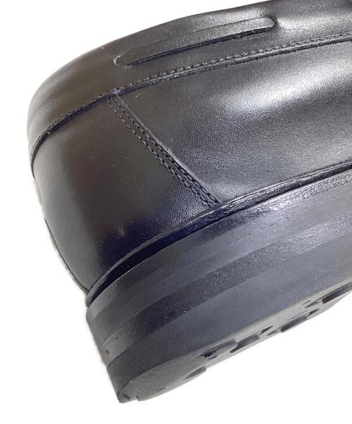 HARROGATE（ハロゲイト）HARROGATE (ハロゲイト) SLOANE デッキシューズ ブラック サイズ:8の古着・服飾アイテム