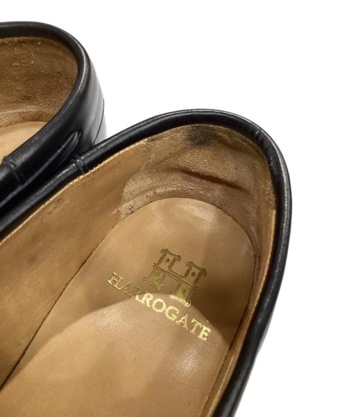 HARROGATE（ハロゲイト）HARROGATE (ハロゲイト) SLOANE デッキシューズ ブラック サイズ:8の古着・服飾アイテム