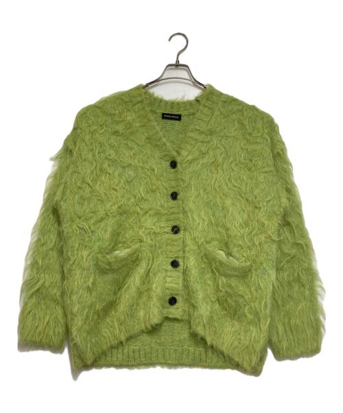 MAISON SPECIAL（メゾンスペシャル）MAISON SPECIAL (メゾンスペシャル) Fluffy Shaggy Knit Cardigan ライム サイズ:freeの古着・服飾アイテム