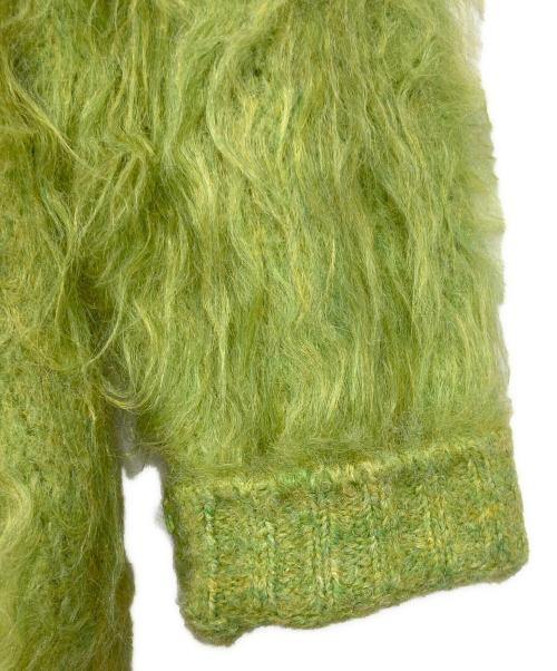 MAISON SPECIAL（メゾンスペシャル）MAISON SPECIAL (メゾンスペシャル) Fluffy Shaggy Knit Cardigan ライム サイズ:freeの古着・服飾アイテム