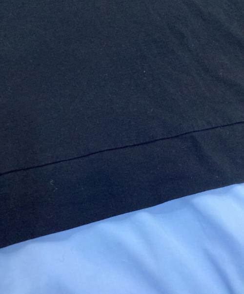 ENFOLD（エンフォルド）ENFOLD (エンフォルド) SHIRT LAYERED LONG-SLEEVES T-SHIRT ブラック×ブルー サイズ:38の古着・服飾アイテム