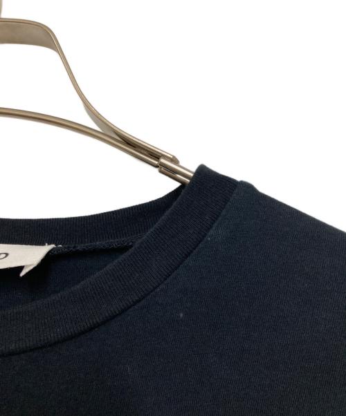 ENFOLD（エンフォルド）ENFOLD (エンフォルド) SHIRT LAYERED LONG-SLEEVES T-SHIRT ブラック×ブルー サイズ:38の古着・服飾アイテム