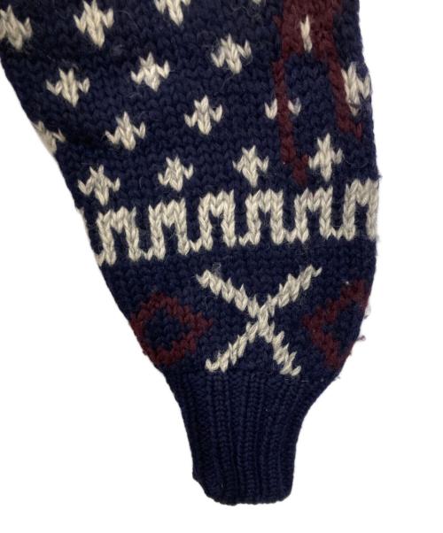 POLO RALPH LAUREN（ポロ・ラルフローレン）POLO RALPH LAUREN (ポロ・ラルフローレン) ノレディッククルーネックニット ネイビー サイズ:Mの古着・服飾アイテム