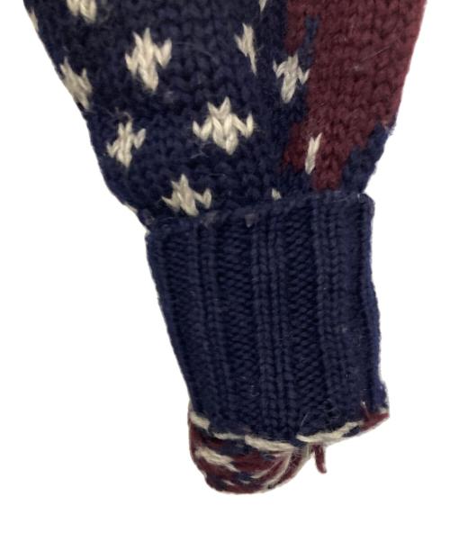 POLO RALPH LAUREN（ポロ・ラルフローレン）POLO RALPH LAUREN (ポロ・ラルフローレン) ノレディッククルーネックニット ネイビー サイズ:Mの古着・服飾アイテム