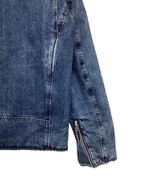 Schott（ショット）Schott (ショット) ボアデニムダブルライダース ブルー サイズ:Sの古着・服飾アイテム