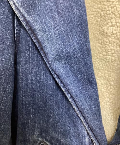 Schott（ショット）Schott (ショット) ボアデニムダブルライダース ブルー サイズ:Sの古着・服飾アイテム