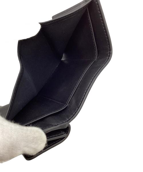 FENDI（フェンディ）FENDI (フェンディ) 3つ折り財布/FFロゴマイクロコンパクトウォレット ブラックの古着・服飾アイテム