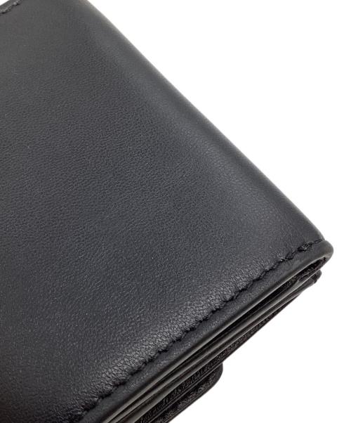 FENDI（フェンディ）FENDI (フェンディ) 3つ折り財布/FFロゴマイクロコンパクトウォレット ブラックの古着・服飾アイテム