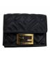 FENDI（フェンディ）の古着「3つ折り財布/FFロゴマイクロコンパクトウォレット」｜ブラック