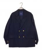 Gymphlexジムフレックス）の古着「ダブルブレストブレザー」｜ネイビー