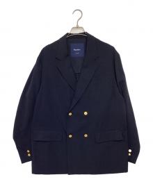 Gymphlex（ジムフレックス）の古着「ダブルブレストブレザー」｜ネイビー