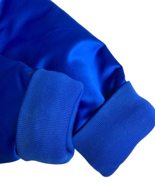 MITCHELL & NESS（ミッチェルアンドネス）MITCHELL & NESS (ミッチェルアンドネス) NBA (エヌビーエー) ヴァーシティジャケット ブルー×ブラック サイズ:Mの古着・服飾アイテム