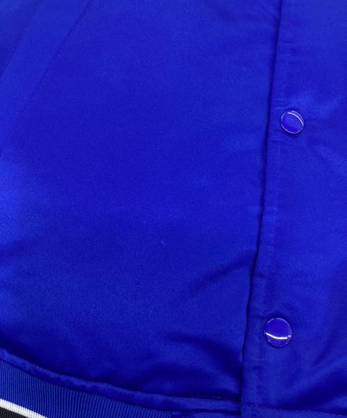 MITCHELL & NESS（ミッチェルアンドネス）MITCHELL & NESS (ミッチェルアンドネス) NBA (エヌビーエー) ヴァーシティジャケット ブルー×ブラック サイズ:Mの古着・服飾アイテム