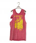 H&M×GLENN MARTENSエイチアンドエム×）の古着「ショルダーリボンタンク」｜ピンク