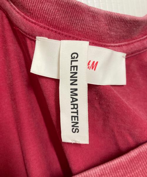 H&M（エイチアンドエム）H&M (エイチアンドエム) GLENN MARTENS ショルダーリボンタンク ピンク サイズ:Sの古着・服飾アイテム