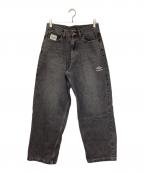 YOUNGER SONG×UMBROヤンガーソング×アンブロ）の古着「straight denim」｜グレー