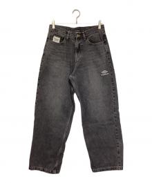 YOUNGER SONG×UMBRO（ヤンガーソング×アンブロ）の古着「straight denim」｜グレー