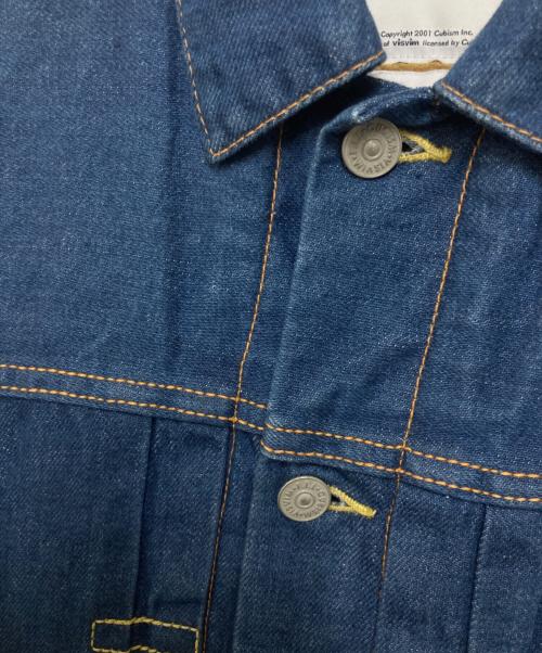 VISVIM（ビズビム）VISVIM (ビズビム) 1st Type 裏ボアデニムジャケット インディゴ サイズ:2の古着・服飾アイテム
