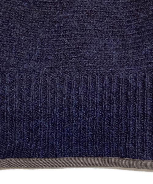 sacai（サカイ）sacai (サカイ) パイピングニットテーラードジャケット ネイビー サイズ:2の古着・服飾アイテム