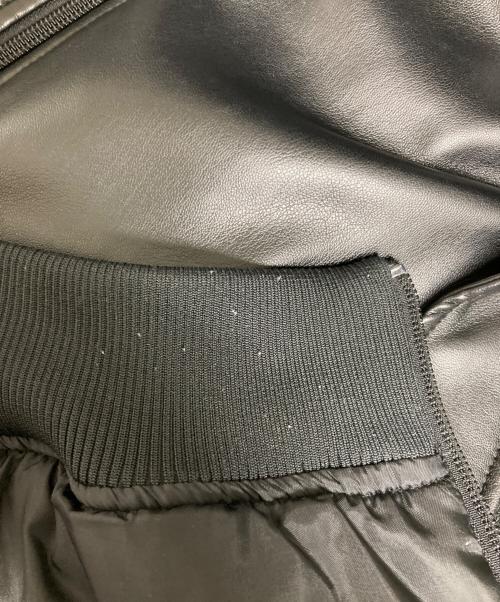 adidas（アディダス）adidas (アディダス) Adilenium オーバーサイズ フェイクレザージャケット ブラック サイズ:Lの古着・服飾アイテム