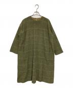 45Rフォーティファイブ・アール）の古着「コットンツイードのオーシャンワンピース」｜グリーン