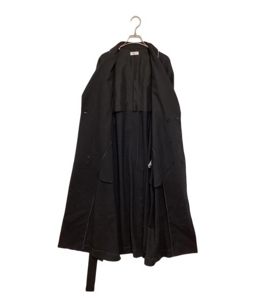 TOMORROWLAND .B（トゥモローランド ビー）TOMORROWLAND .B (トゥモローランド ビー) ウールジョーゼット ローブコートドレス ブラック サイズ:FREEの古着・服飾アイテム