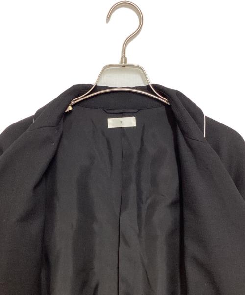 TOMORROWLAND .B（トゥモローランド ビー）TOMORROWLAND .B (トゥモローランド ビー) ウールジョーゼット ローブコートドレス ブラック サイズ:FREEの古着・服飾アイテム
