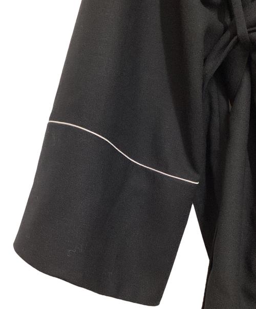 TOMORROWLAND .B（トゥモローランド ビー）TOMORROWLAND .B (トゥモローランド ビー) ウールジョーゼット ローブコートドレス ブラック サイズ:FREEの古着・服飾アイテム