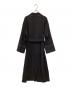 TOMORROWLAND .B (トゥモローランド ビー) ウールジョーゼット ローブコートドレス ブラック サイズ:FREE：30000円