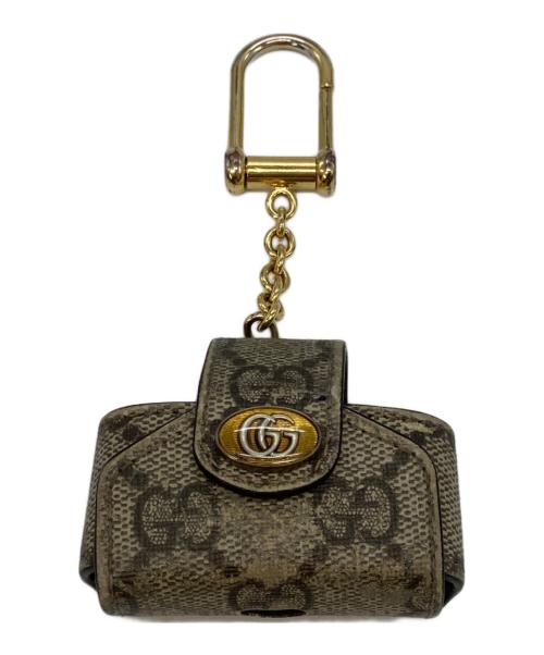 GUCCI（グッチ）GUCCI (グッチ) GGスプリーム AirPods Pro ケース ブラウンの古着・服飾アイテム