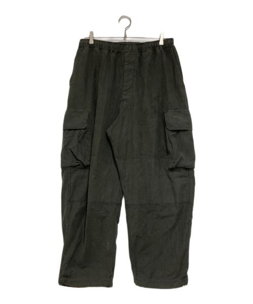 gold（ゴールド）gold (ゴールド) LIGHT BACKSATIN EASY CARGO PANTS オリーブ サイズ:Ｌの古着・服飾アイテム