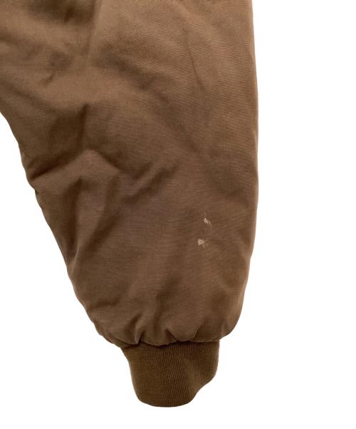 Cabela's（カベラス）Cabela's (カベラス) 襟レザーパフジャケット ブラウン サイズ:XLの古着・服飾アイテム