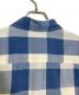 中古・古着 Porter Classic (ポータークラシック) BEAT WRITER BLOCK CHECK SHIRT ブルー×ホワイト サイズ:34：19000円
