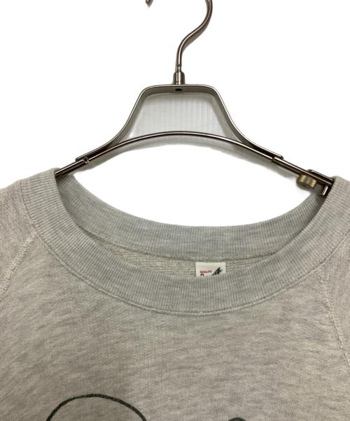 sports wear（スポーツウェア）sports wear (スポーツウェア) PEANUTS (ピーナッツ) プリントスウェット グレー サイズ:Lの古着・服飾アイテム