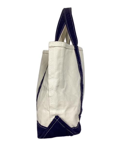 L.L.Bean（エルエルビーン）L.L.Bean (エルエルビーン) BOAT AND TOTE アイボリー×ネイビーの古着・服飾アイテム