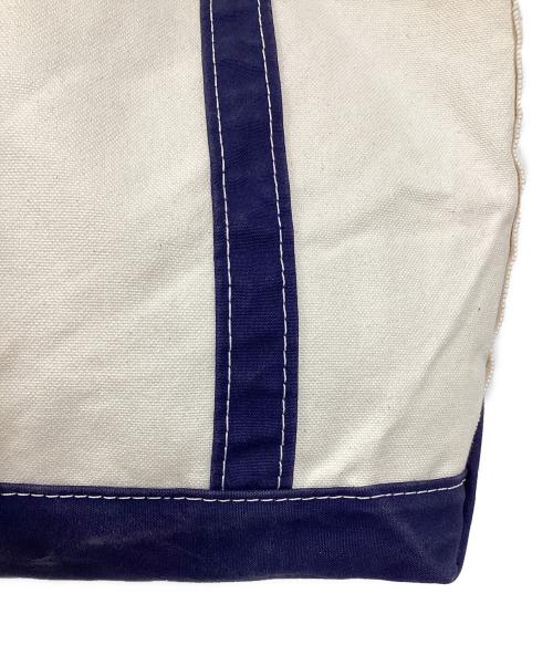 L.L.Bean（エルエルビーン）L.L.Bean (エルエルビーン) BOAT AND TOTE アイボリー×ネイビーの古着・服飾アイテム