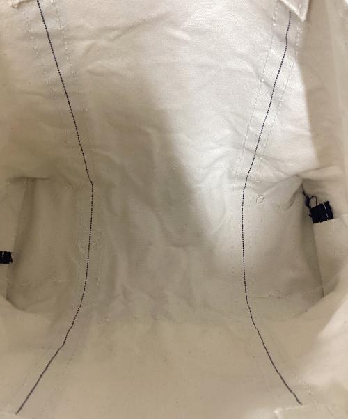 L.L.Bean（エルエルビーン）L.L.Bean (エルエルビーン) BOAT AND TOTE アイボリー×ネイビーの古着・服飾アイテム