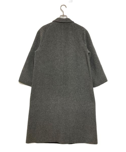 Burberry's（バーバリーズ）Burberry's (バーバリーズ) ウールカシミヤブレンドダブルコート グレー サイズ:9Aの古着・服飾アイテム