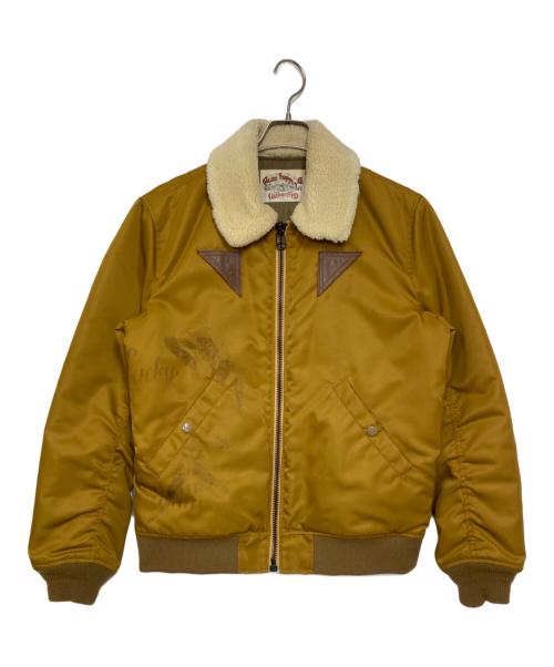CALEE（キャリー）CALEE (キャリー) フライトジャケット ブラウン サイズ:Lの古着・服飾アイテム