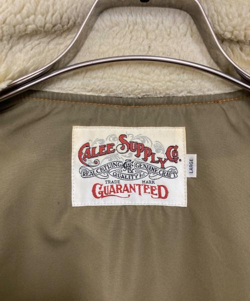 CALEE（キャリー）CALEE (キャリー) フライトジャケット ブラウン サイズ:Lの古着・服飾アイテム