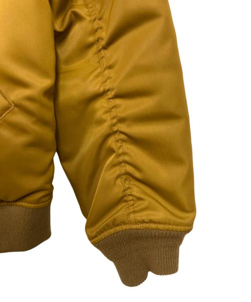 CALEE（キャリー）CALEE (キャリー) フライトジャケット ブラウン サイズ:Lの古着・服飾アイテム